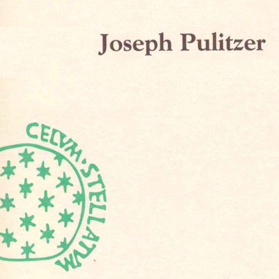 <br><br><br>Sul Giornalismo<br><br>Joseph Pulitzer